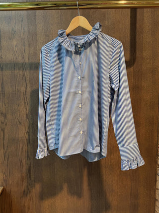 APOF - Anja Shirt - Blue White Stripe