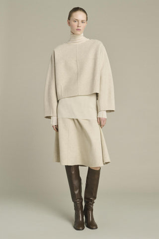 SOEUR - PRE-ORDER Kelya Skirt - Ecru/Gris