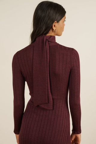 MARIA DE LA ORDEN - Madeleine Dress - Plum