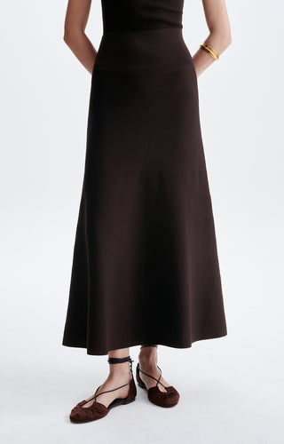 VANESSA BRUNO - Hidaya Skirt - Brown