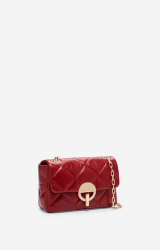 VANESSA BRUNO - Medium Moon Bag - Rubis