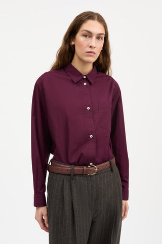 SKALL - Edgar Shirt - Aubergine