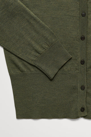 SKALL - Amara Cardigan - Green Mélange