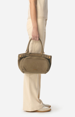 VANESSA BRUNO - Lune 24H Small Bag - Elephant