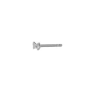 STINE A - Tres Petit Bow Earring - Silver Single