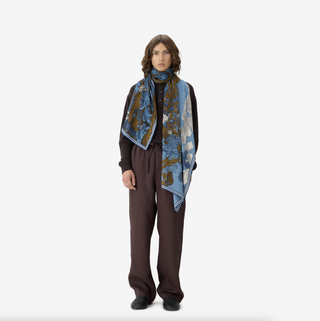 INOUI - Scarf Reve 100 - Duck Blue