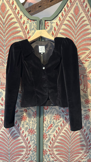 MARIA DE LA ORDEN - Jolie Jacket - Black Velvet