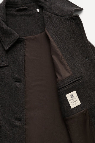 SKALL - Ernest Coat - Brown Herringbone