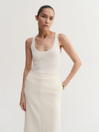 ALMADA LABEL - Indy Rib Top - Cream