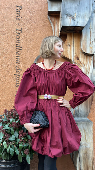 ULLA JOHNSON - Martine Dress - Bordeaux