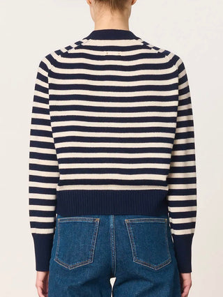 VANESSA BRUNO - Gretel Cardigan - Ecru/Marine