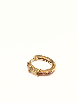 Rose Marie Paris - Hoop Rect Rose & Yellow - Gold