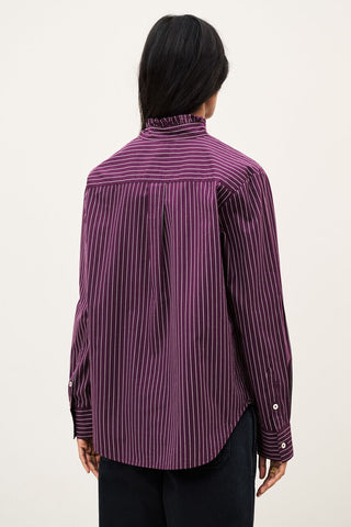 BA&SH - Elvire Shirt - Burgundy