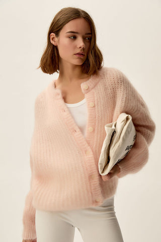 DES PETITS HAUTS - Alma Cardigan - Poudre