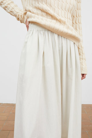 SKALL - Dagny Skirt - Light Blue/White Stripe