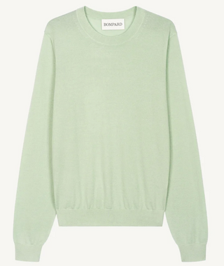 BOMPARD - Félicie Crew Neck - Vert Amande