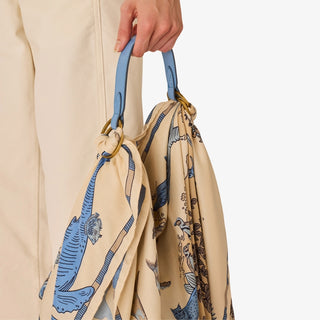 INOUI - Leather Belt Handle - Light Blue