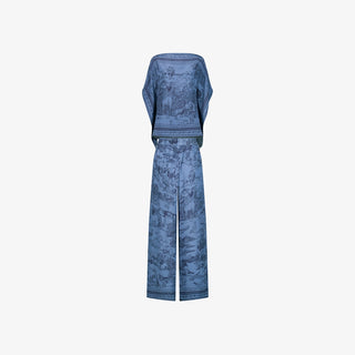 INOUI - Scarf Top - Navy