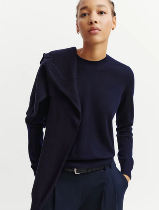 BOMPARD - Félicie Crew Neck - Marine
