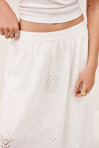 BA&SH - Mona Skirt - Ecru