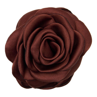 Pico Copenhagen - Small Satin Rose Claw - Chocolate