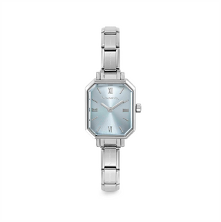 Nomination - PARIS TIME watch SUNRAY SKY BLUE rectangular