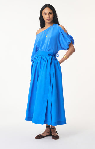 VANESSA BRUNO - Guillaume Skirt - Blue Vif