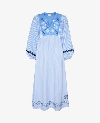 SISSEL EDELBO - Beate Dress - Blue White