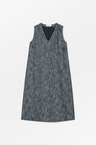 SKALL - Jo Dress - Indigo/linen