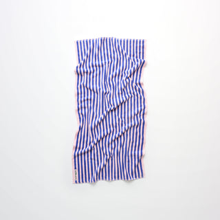 BONGUSTA - Naram Bath Towel - Dazzling Blue & Rose