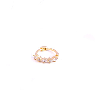 Rose Marie Paris - Hoop 5 Stones - Gold