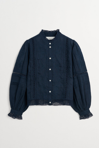SKALL - PRE-ORDER Velina Shirt - Dark Navy