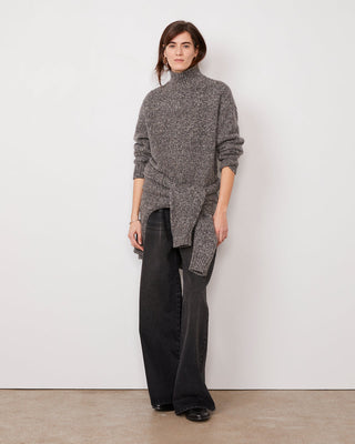 Officine Générale - Vesna Knitted Jumper - Midgrey/Anthracite
