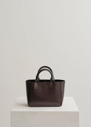 Koné - Little Filippo Bag - Vitello Dark Brown