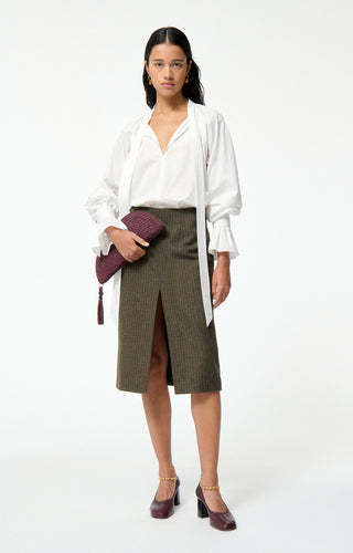 VANESSA BRUNO - Felindra Skirt - Kahki