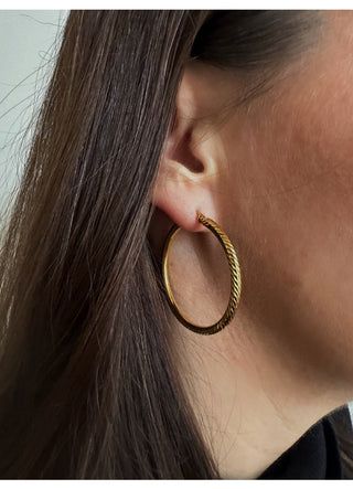 Pico Copenhagen - Mia Large Hoops - Gold