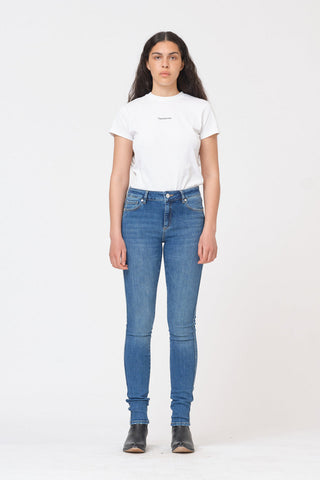 TOMORROW - Dylan MW Skinny Wash Sintra - Denim Blue