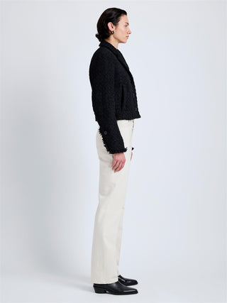 PROENZA SCHOULER - Nima Jacket Basket Weave - Black