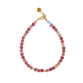 STINE A - Pink Hearts Bracelet