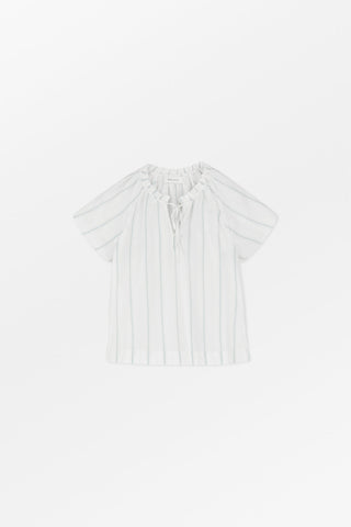 SKALL - Gabrielle Blouse - White/Navy Stripe