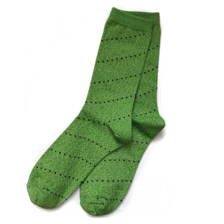 Pico Copenhagen - Dot Stripe Socks - Green