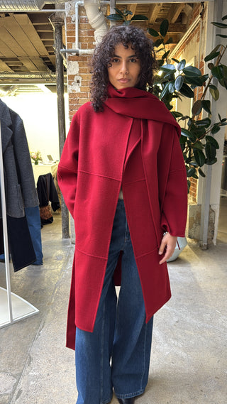 VANESSA BRUNO - Helie Coat - Cerise