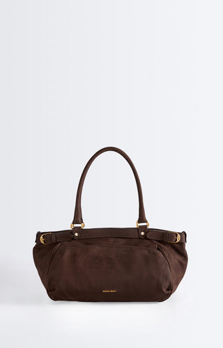 VANESSA BRUNO - Lune 48H Bag - Chocolate