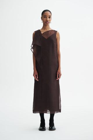 MKDT STUDIO - Dashiko Silk Organza - Fig