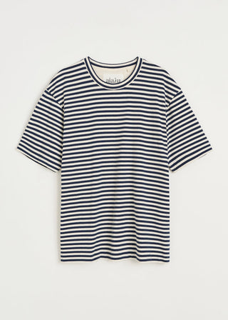 AIAYU - Lui Circular Striped Tee - Mix Night