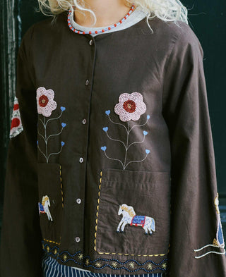 SISSEL EDELBO - Emmy Shirt - Fudge