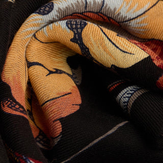 INOUI - Rococo Scarf 55 - Bleu Marine