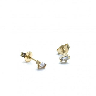 Rose Marie Paris - Stud Rect 3 Dots - Gold