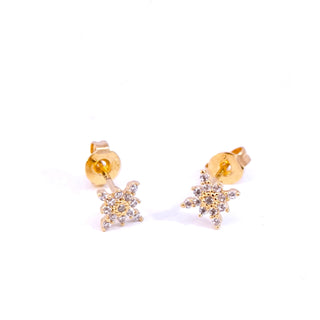 Rose Marie Paris - Stud Snowflake - Gold