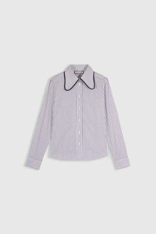 MARIA DE LA ORDEN - Ala Shirt - Navy Stripe